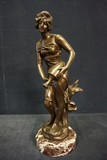 Antique sculpture "Girl with a jug"