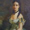 Antique painting "Portrait of a Young Lady"