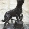 Антикварные парные скульптуры "Охотничьи собаки"