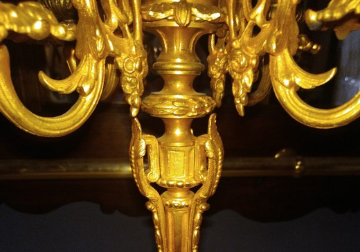 Large antique chandeliers