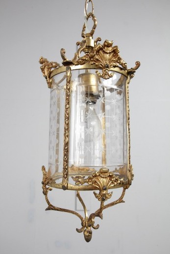 Антикварный фонарь, старинный фонарь, антикварный бронзовый фонарь, старинный фонарь из бронзы