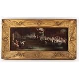 Antique picture "Banquet"