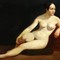 Antique nude portrait