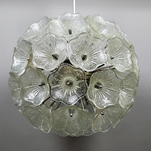 Antique murano glass sputnik chandelier