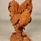 Antique sculpture of a rooster