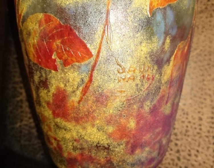 Antique vase "Daum Nancy"