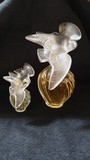 Antique pair perfume bottles by Lalique for Nina Ricci