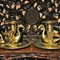 Antique pair candle holders