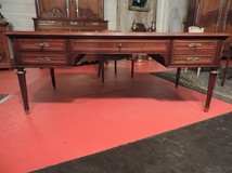 Antique cabinet table