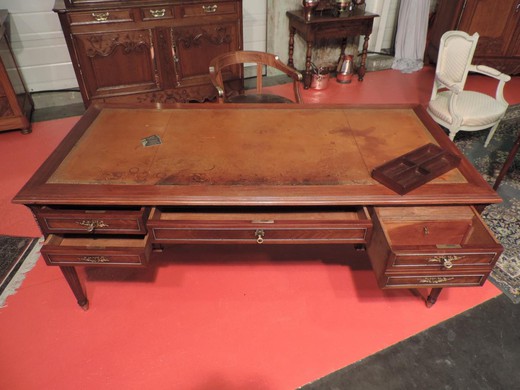 Antique cabinet table