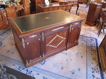 Antique Empire mahogany desk