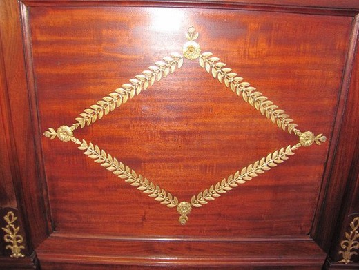 Antique Empire mahogany desk