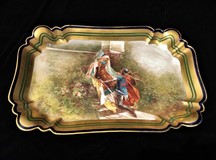 Antique tray, Limoges