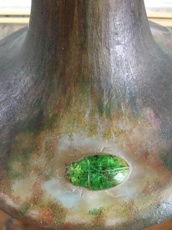 Big antique vase Daum Nancy