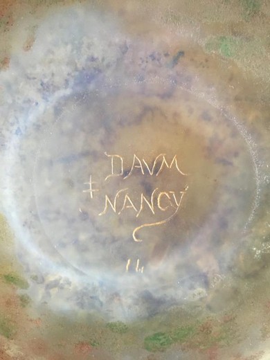 Большая ваза Daum Nancy