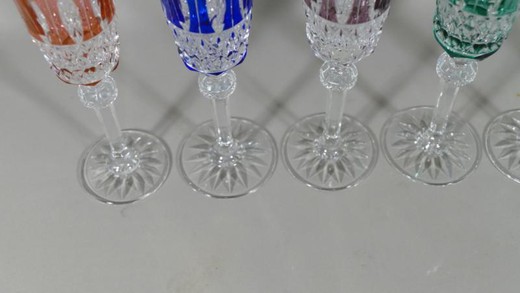 Набор антикварных бокалов в стиле Сен Луи