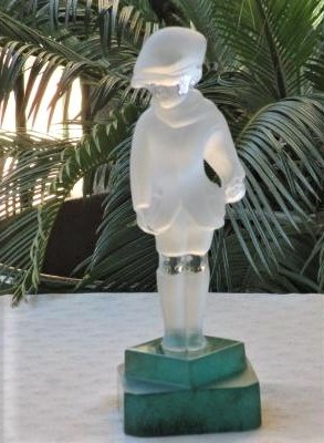 Sculpture Daum Nancy "Boy"