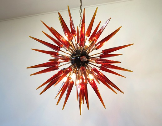 Vintage chandelier "Sputnik"