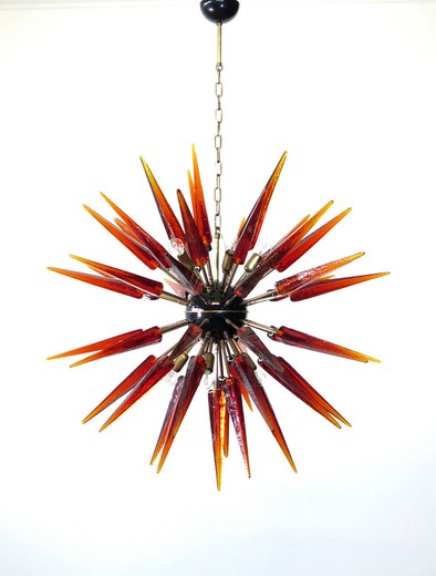 Vintage chandelier "Sputnik"