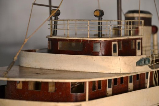 Vintage model of the ship