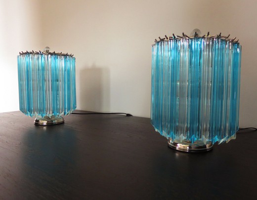 Paired Venini table lamps