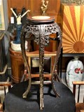 Antique pedestal console