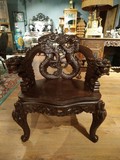 Antique oriental armchair