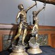 Pair antique sculptures of workers