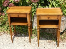 Antique twin pedestals