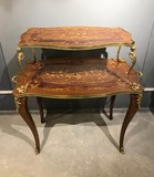 Antique buffet table