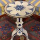 Antique porcelain coffee table