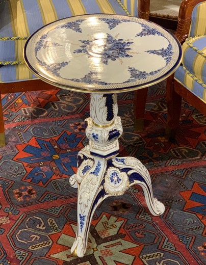 Antique porcelain coffee table