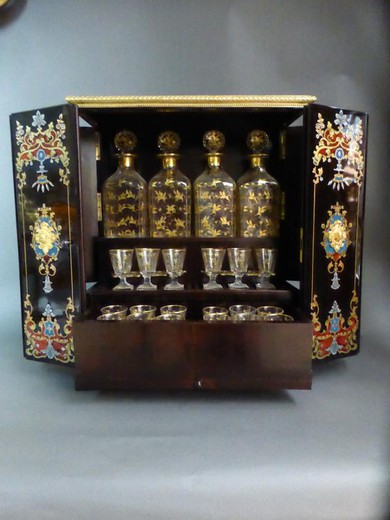 Antique liqueur set Napoleon III