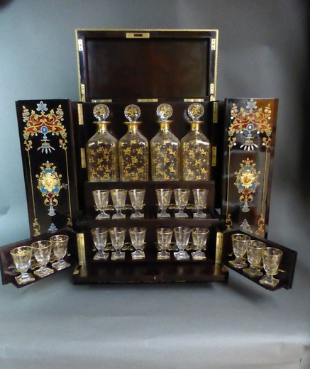Антикварный ликерный набор Наполеон III