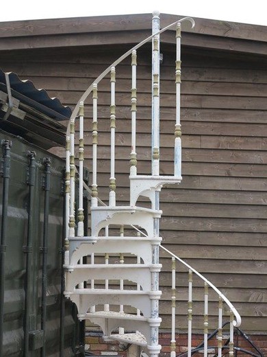 лестница в викторианском стиле, чугунная лестница