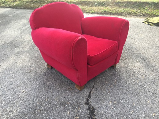 винтажный диван кресла арт-деко