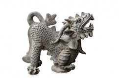 terracotta sculpture of dragon