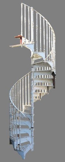 винтовая лестница в викторианском стиле, антикварные лестницы, старинные лестницы, лестницы из чугуна, лестницы из металла