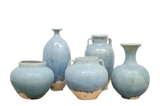 винтажные вазы из голубой керамики купить в москве