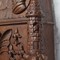 Antic gothic fireplace mantel