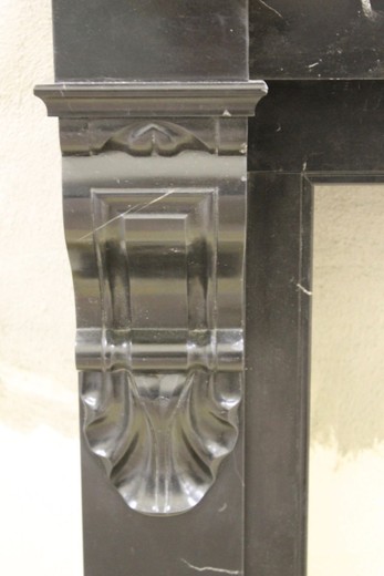 Antique fireplace portal