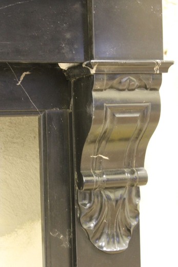 Antique fireplace portal