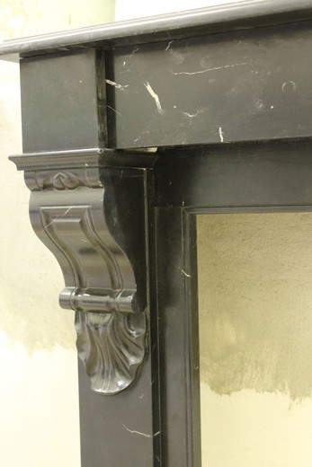 Antique fireplace portal