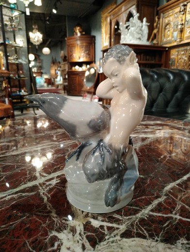 Sculpture "Faun with the Raven"