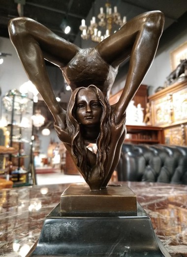 Art Deco sculpture "Gymnast"