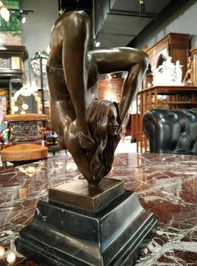 Art Deco sculpture "Gymnast"