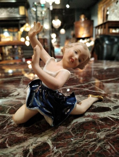 Antique Sculpture "Little Ballerina"