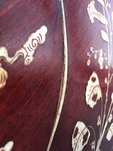 mahogany antique furniture and bones