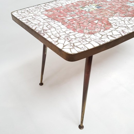 Mosaic table, Berthold Muller