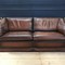 Leather sofa in English style